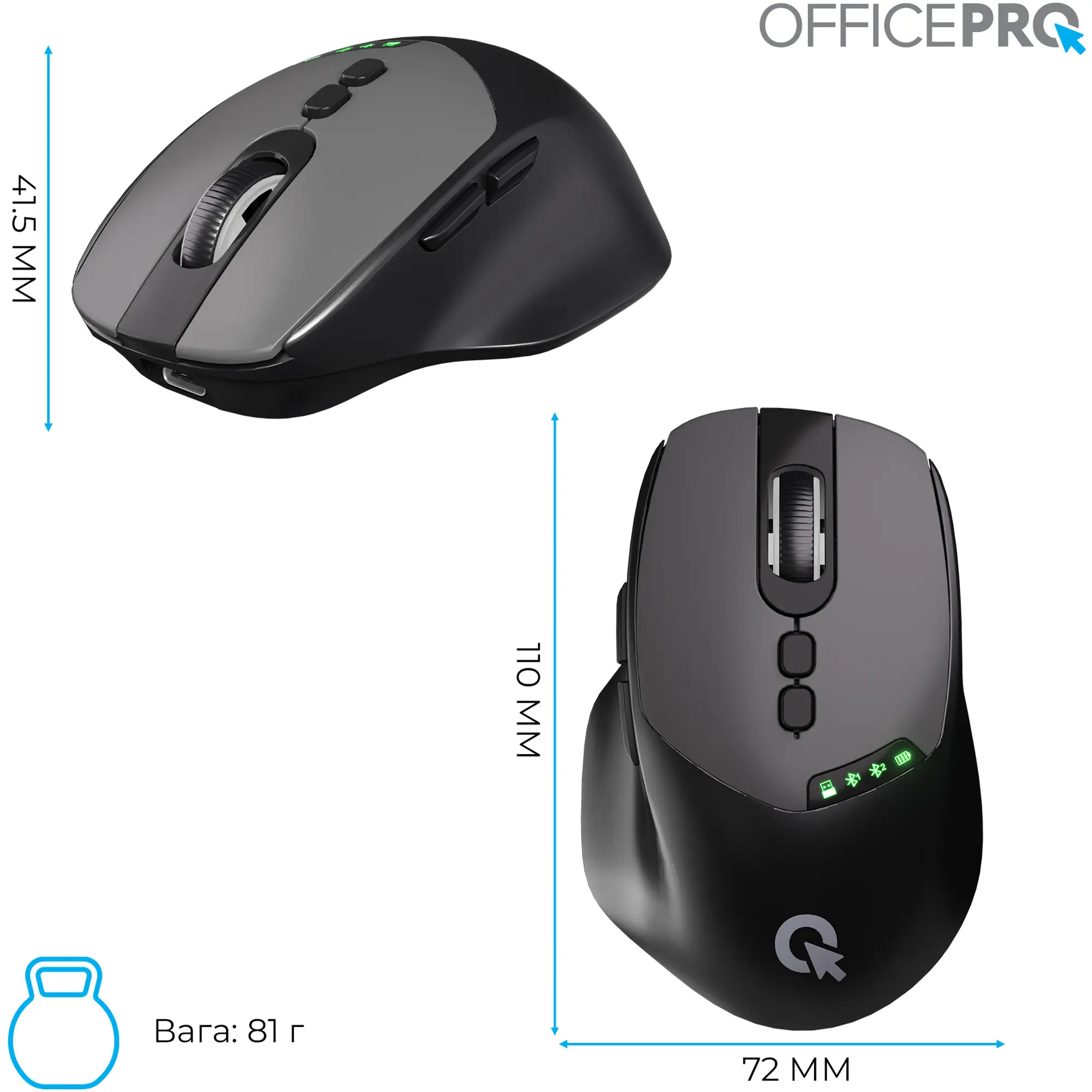 Купити Мишка OfficePro M520B - фото 10