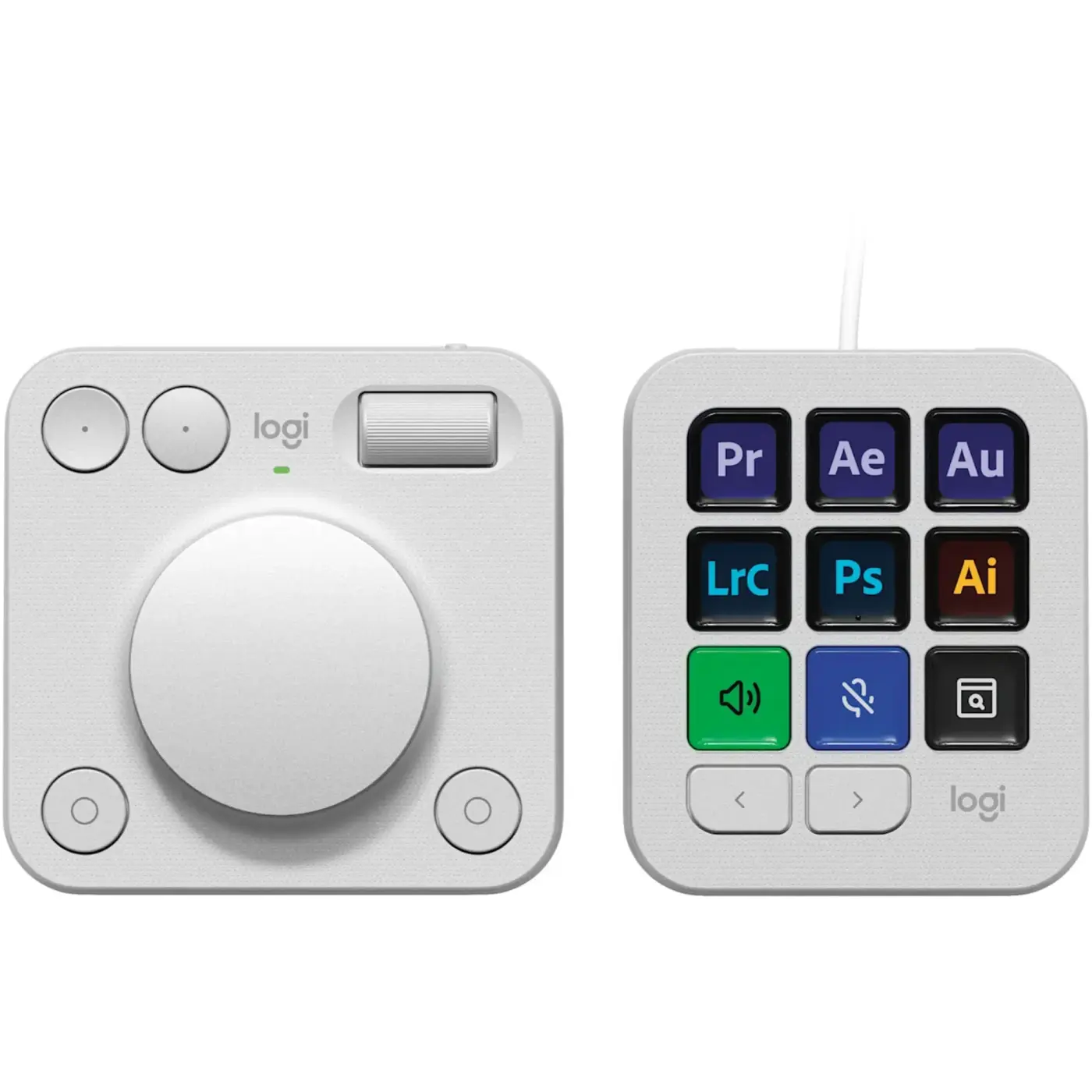 Купить Клавиатура Logitech MX Creative Console Pale Gray (920-012932) - фото 1