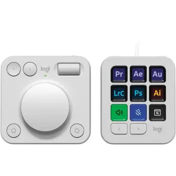 Купить Клавиатура Logitech MX Creative Console Pale Gray (920-012932) - фото 1