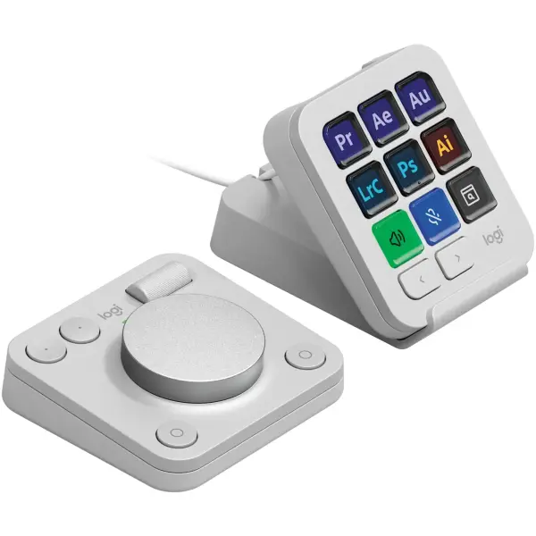 Купить Клавиатура Logitech MX Creative Console Pale Gray (920-012932) - фото 3