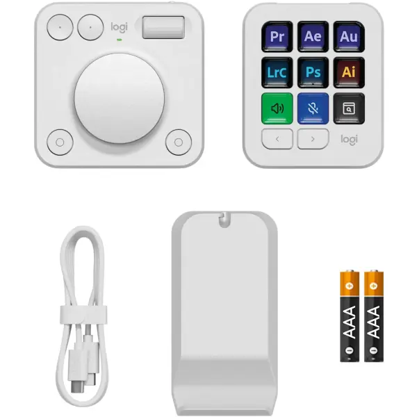 Купить Клавиатура Logitech MX Creative Console Pale Gray (920-012932) - фото 5