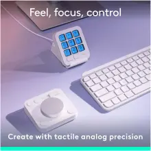 Купить Клавиатура Logitech MX Creative Console Pale Gray (920-012932) - фото 9