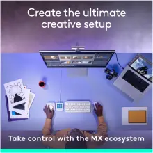 Купить Клавиатура Logitech MX Creative Console Pale Gray (920-012932) - фото 12