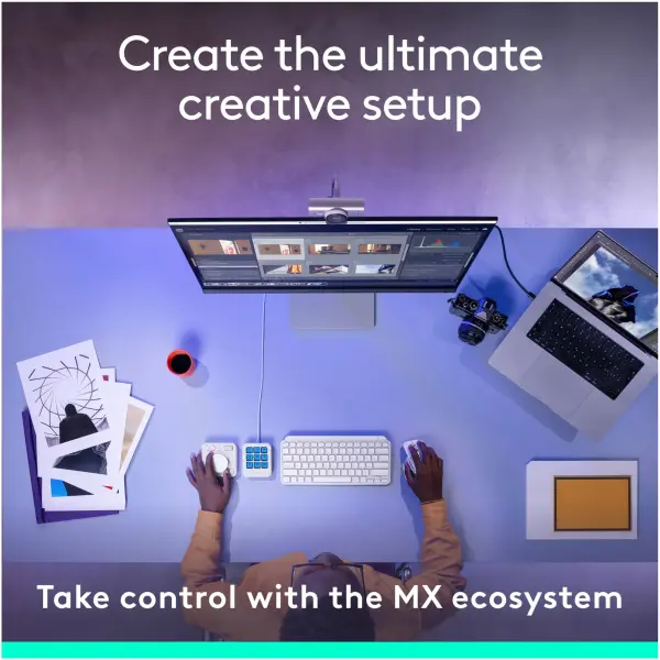 Купить Клавиатура Logitech MX Creative Console Pale Gray (920-012932) - фото 12