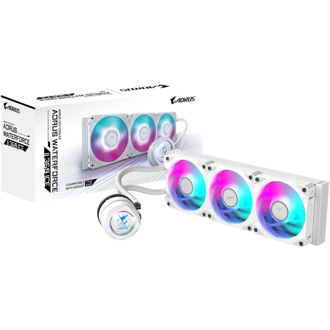 Купити Система водяного охолодження GIGABYTE AORUS WATERFORCEII 360ICE - фото 5