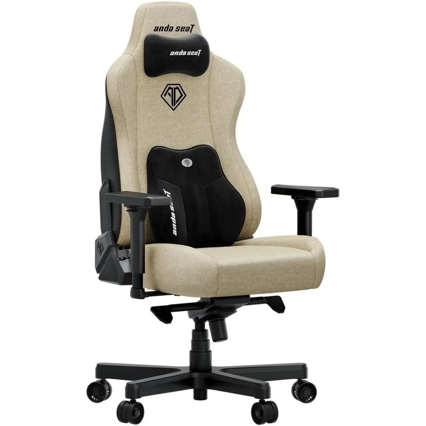 Купити Крісло для геймерів Anda Seat Kaiser 3E XL Beige Fabric (AD23YC-XL-09-I-CF-I01) - фото 2