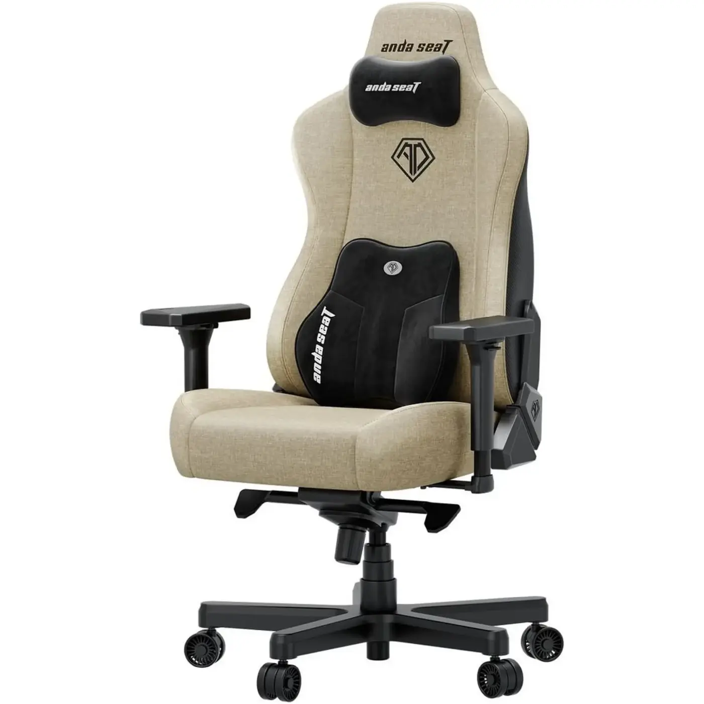 Купити Крісло для геймерів Anda Seat Kaiser 3E XL Beige Fabric (AD23YC-XL-09-I-CF-I01) - фото 3