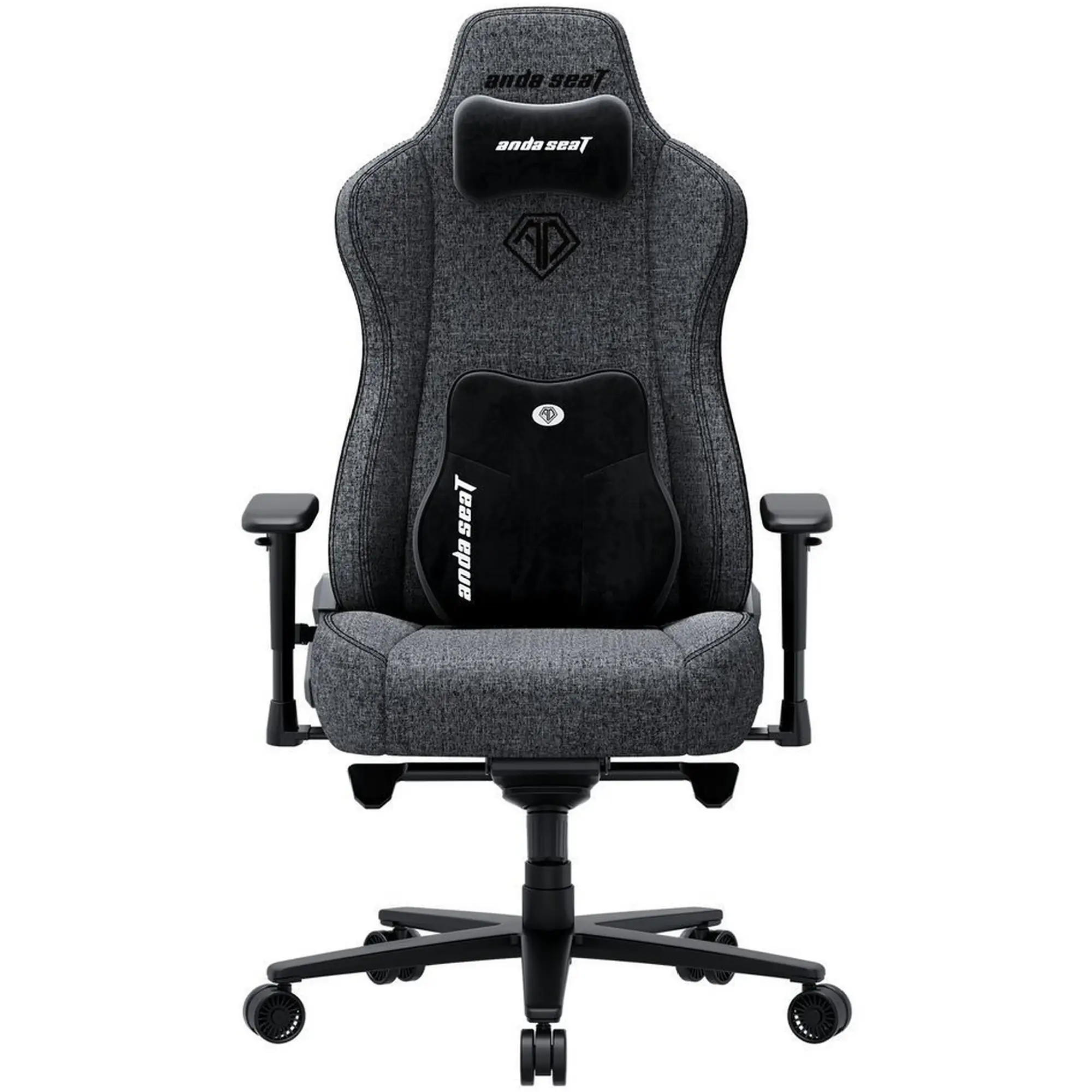 Купить Кресло для геймеров Anda Seat Novis Plus XL Dark Grey Fabric (AD23YC-XL-01-GB-F-G04) - фото 1