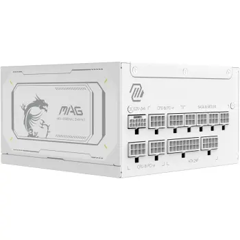 Купити Блок живлення MSI MAG A1000GL PCIE5 WHITE - фото 1