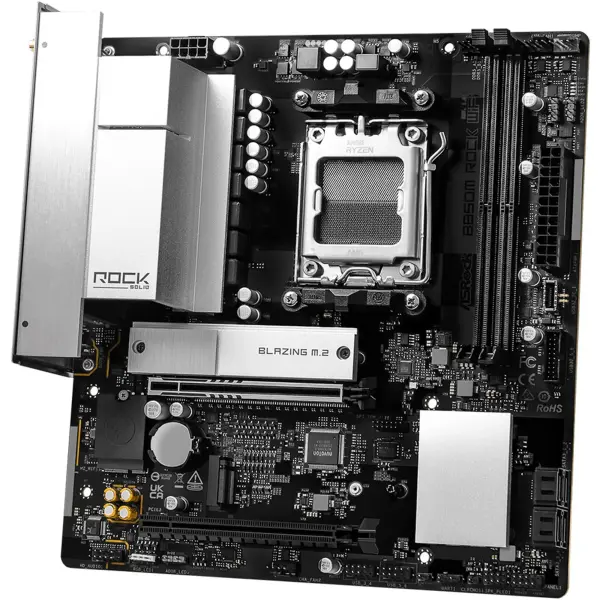 Купити Материнська плата ASRock B850M ROCK WIFI (sAM5, AMD B850, DDR5, mATX) - фото 5
