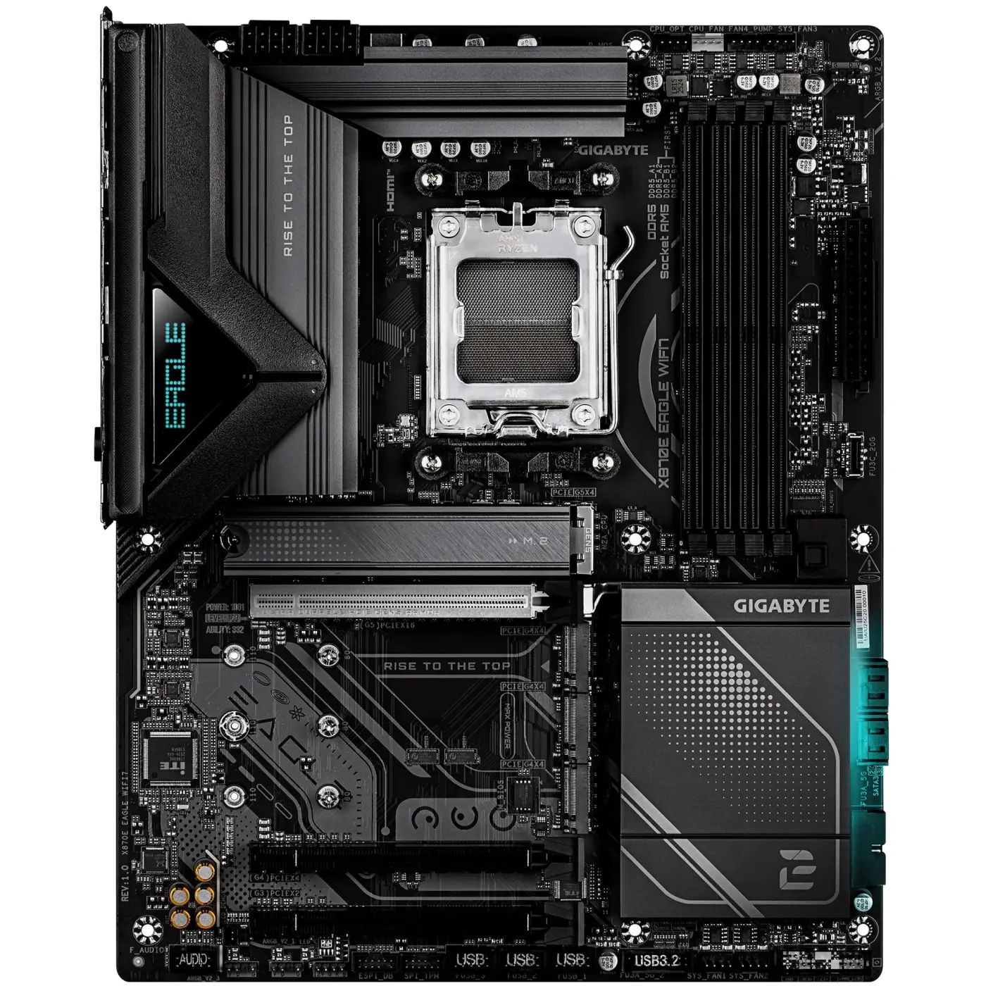 Купити Материнська плата GIGABYTE X870E EAGLE WIFI7 (sAM5, AMD X870E, DDR5, ATX) - фото 2