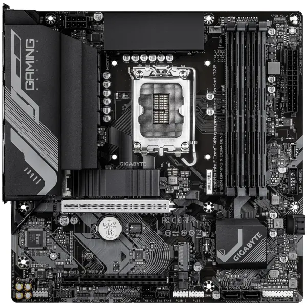 Купити Материнська плата GIGABYTE B760M GAMING X DDR4 GEN5 (s1700, Intel B760, DDR4, mATX) - фото 2