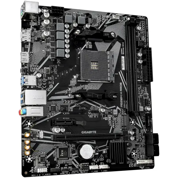 Купити Материнська плата GIGABYTE A520M H ARGB (sAM4, AMD A520, DDR4, mATX) - фото 3