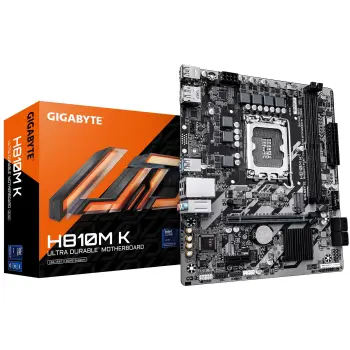 Купити Материнська плата GIGABYTE H810M K (s1851, Intel H810, DDR5, mATX) - фото 1