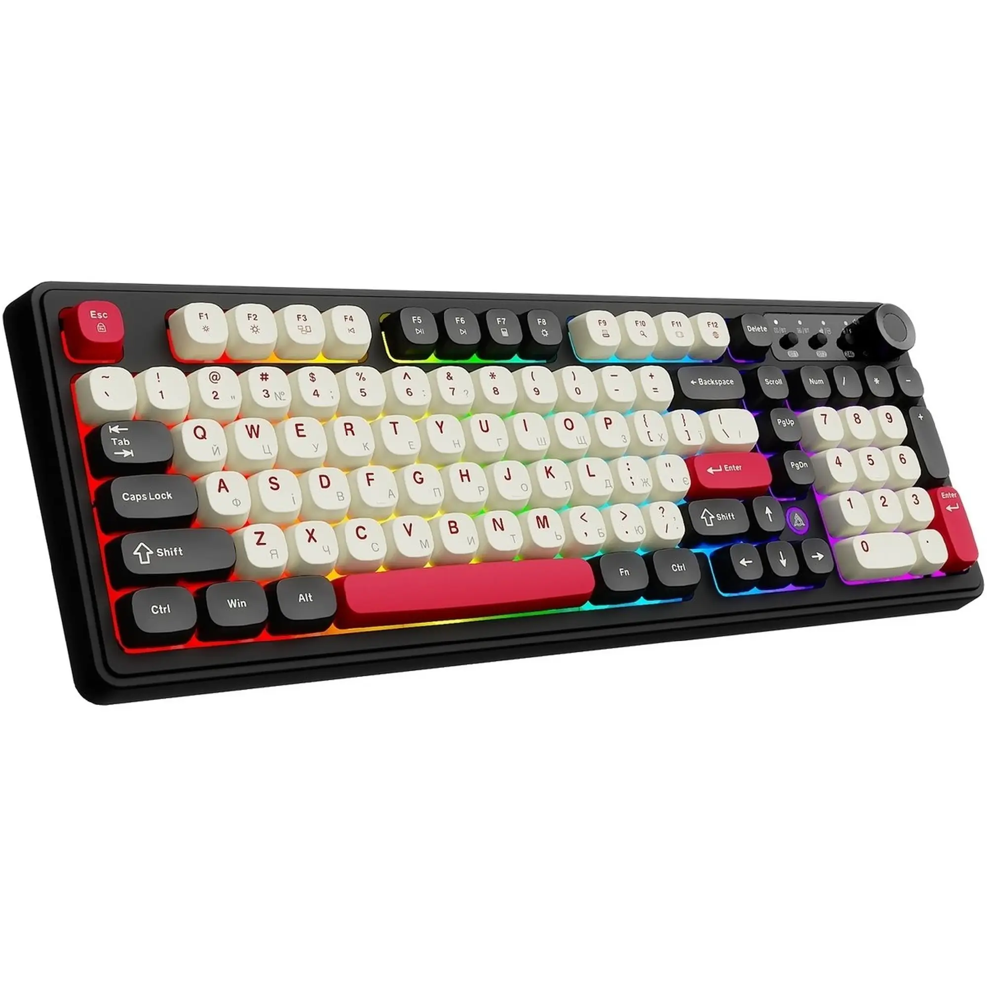 Купити Клавіатура Ajazz AF98 PLUS Black Shark Red (AF98-PLUS-BSR) - фото 3