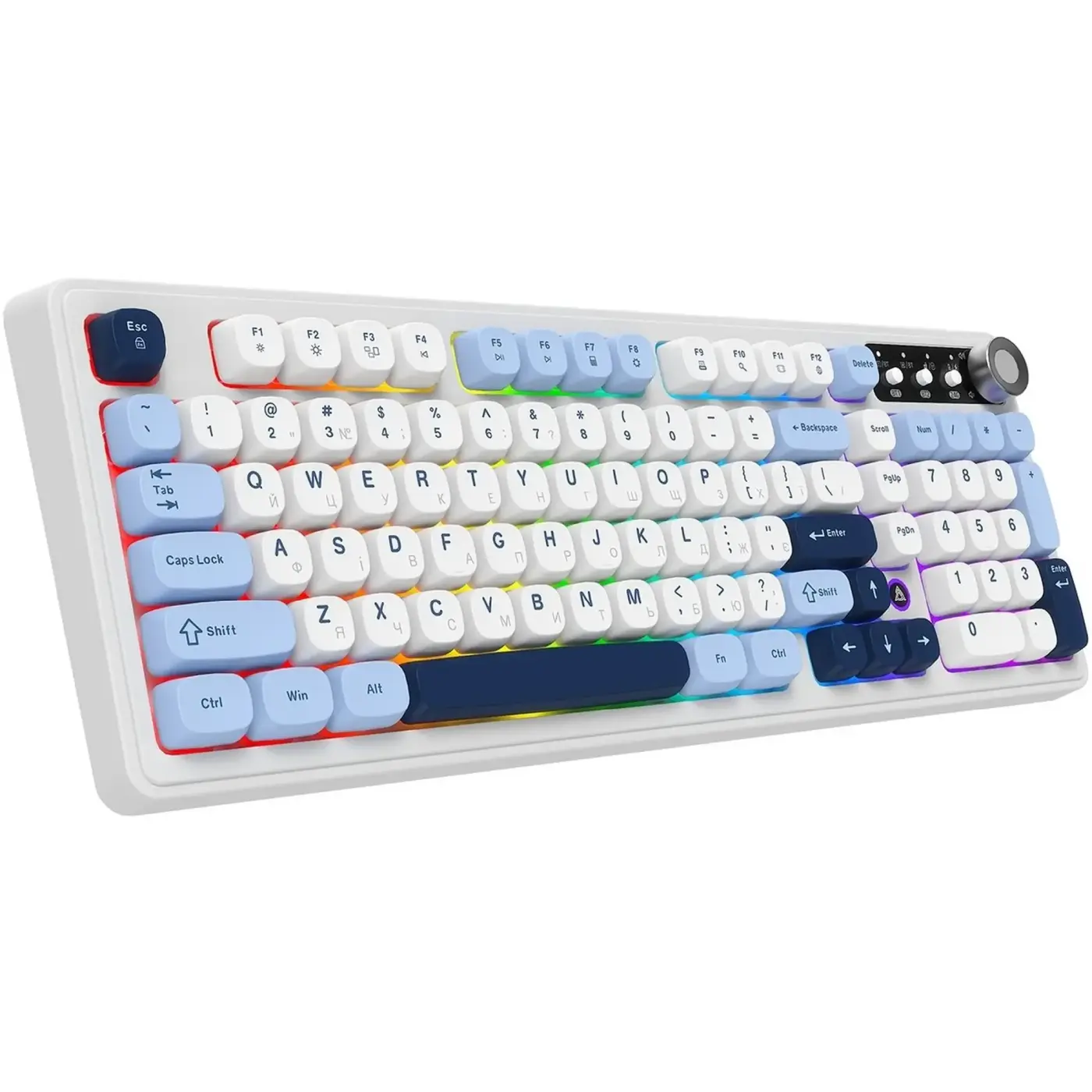 Купити Клавіатура Ajazz AF98 PLUS Glacier Blue (AF98-PLUS-GB) - фото 3