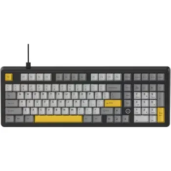 Купити Клавіатура Ajazz AK980 MAX Magnetic switches Black Gray Yellow (AK980-MAX-M-BGY) - фото 1