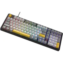 Купити Клавіатура Ajazz AK980 MAX Magnetic switches Black Gray Yellow (AK980-MAX-M-BGY) - фото 4