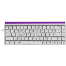 Купити Клавіатура Ajazz NK68 Red switches Side contour White (NK68-R-S-W) - фото 1