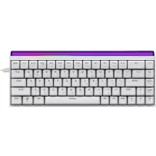 Купити Клавіатура Ajazz NK68 Red switches White (NK68-R-W) - фото 1