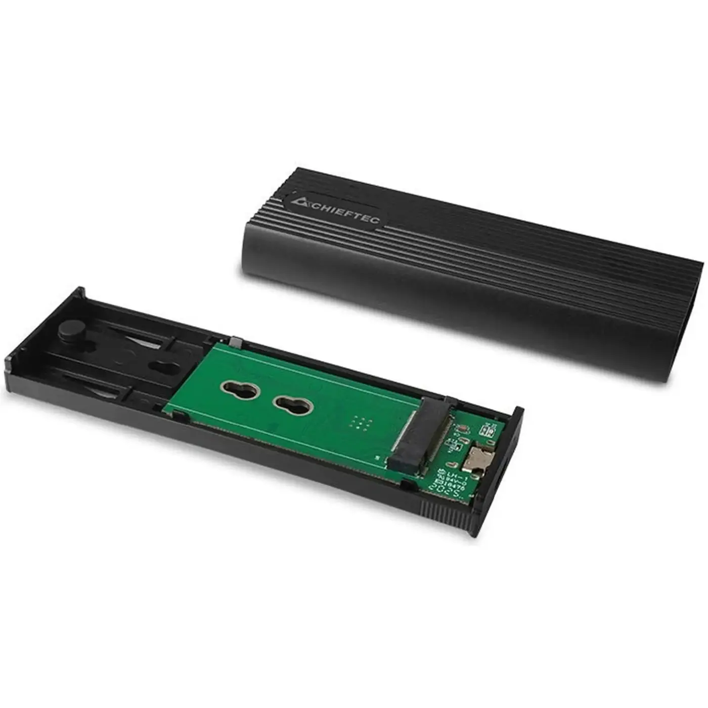 Купити Зовнішня кишеня Chieftec USB 3.2 Gen2 Type-C M.2 PCIe NVMe/SATA SSD (CEB-M2C-TL) - фото 3