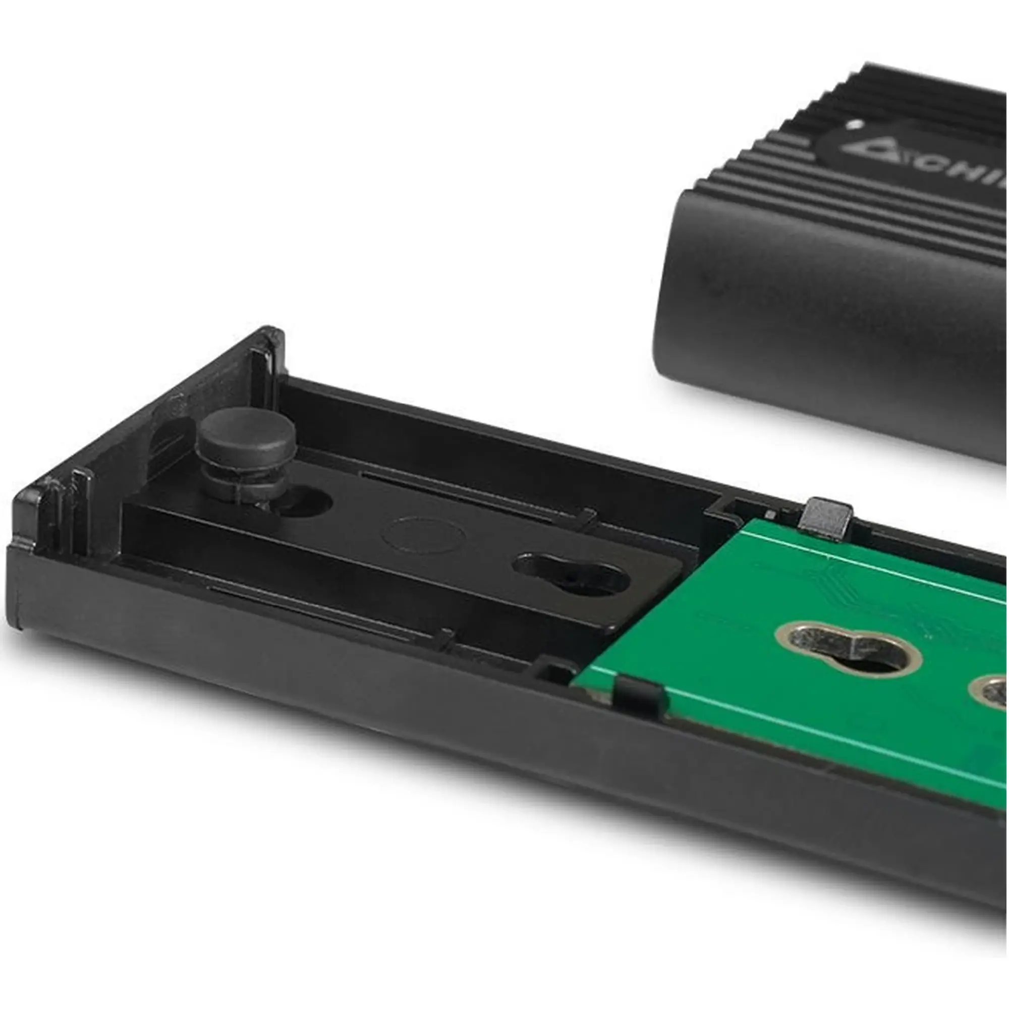 Купити Зовнішня кишеня Chieftec USB 3.2 Gen2 Type-C M.2 PCIe NVMe/SATA SSD (CEB-M2C-TL) - фото 4