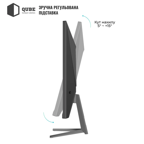 Купити Монітор 25" Qube Overlord G25F240 - фото 7