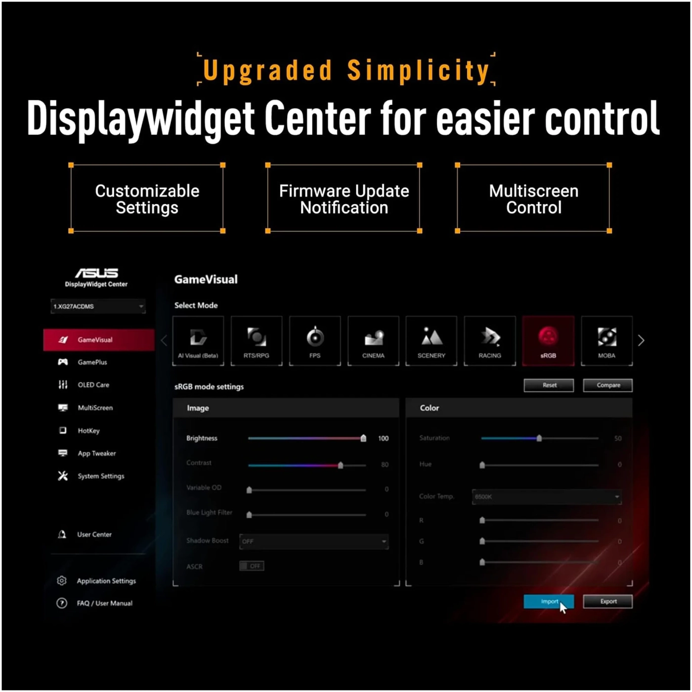 Купити Монітор Asus 27" TUF Gaming VG27AQML5A (90LM0BG0-B02971) - фото 13