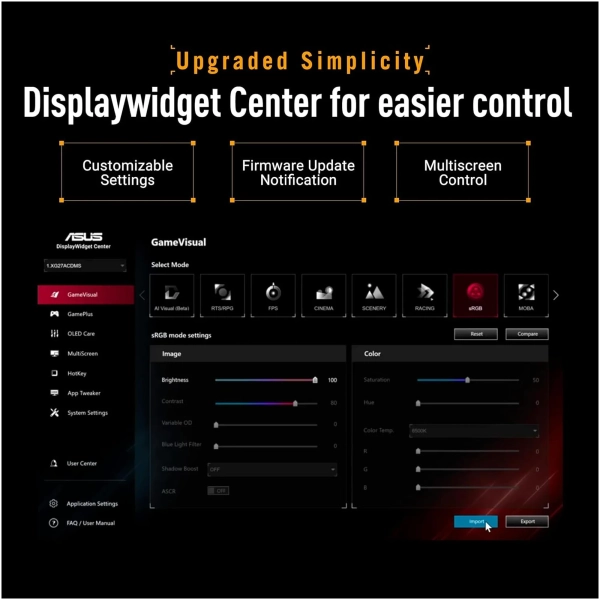 Купити Монітор Asus 27" TUF Gaming VG27AQML5A (90LM0BG0-B02971) - фото 13