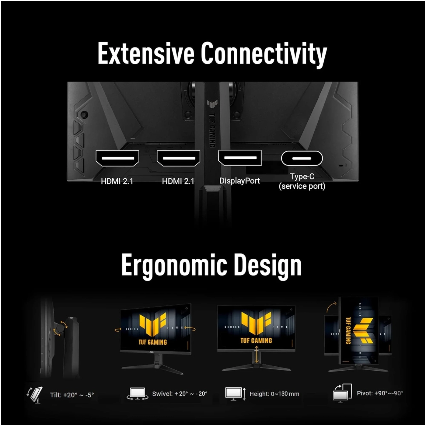 Купити Монітор Asus 27" TUF Gaming VG27AQML5A (90LM0BG0-B02971) - фото 14