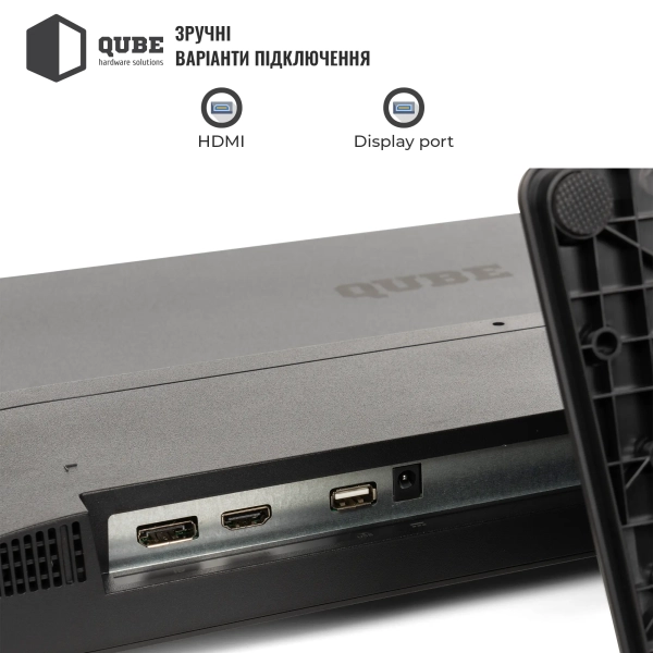 Купити Монітор 27" QUBE V27F100-IPS - фото 4