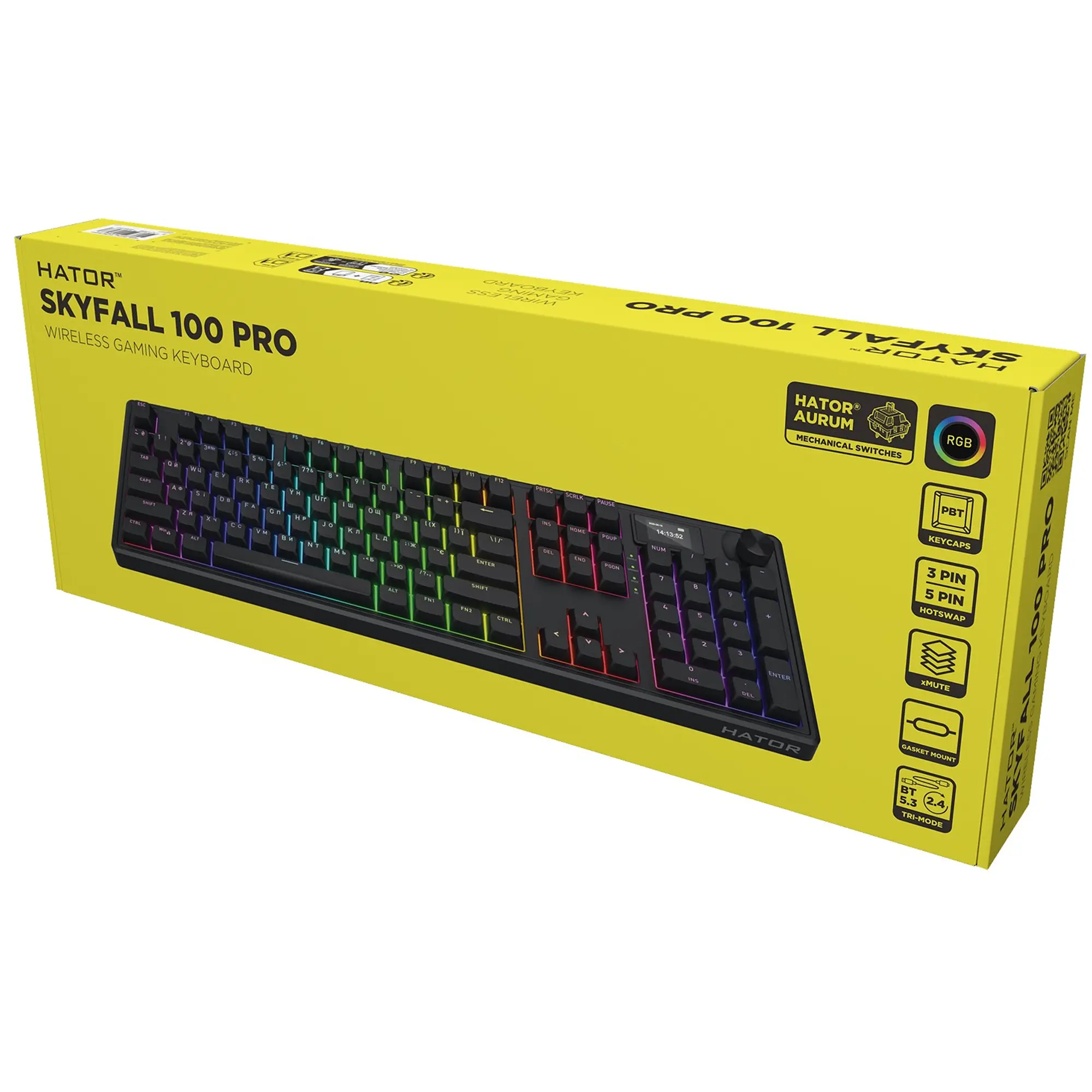 Купити Клавіатура Hator Skyfall 100 PRO Wireless Black Silent Switches (HTK4101UA) - фото 6