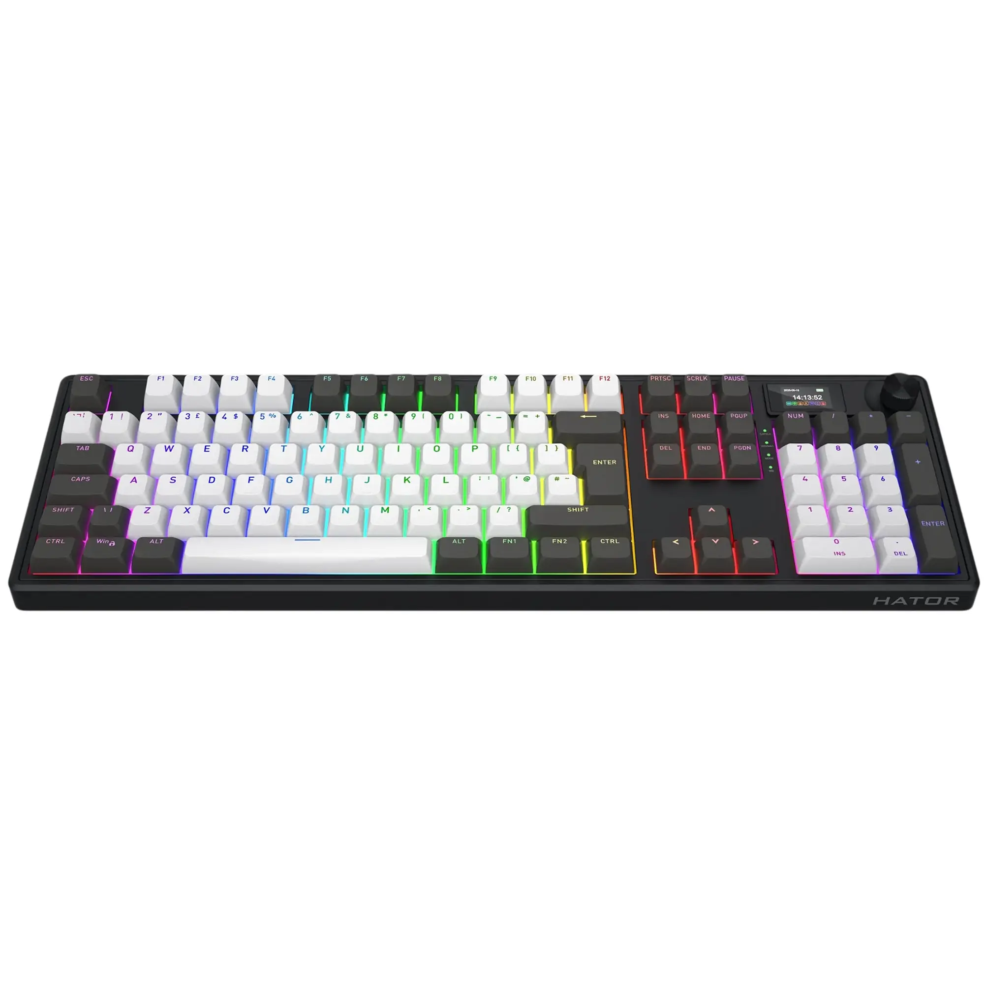 Купити Клавіатура Hator Skyfall 100 PRO Wireless ENG Black Silent Switches (HTK4101EU) - фото 5