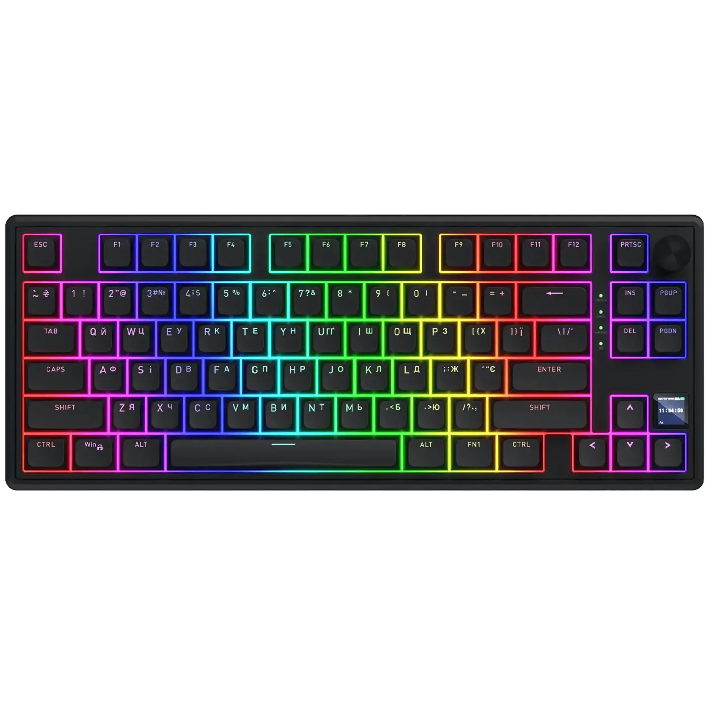 Купити Клавіатура HATOR Skyfall 80 PRO Wireless Black (HTK4181UA) - фото 1