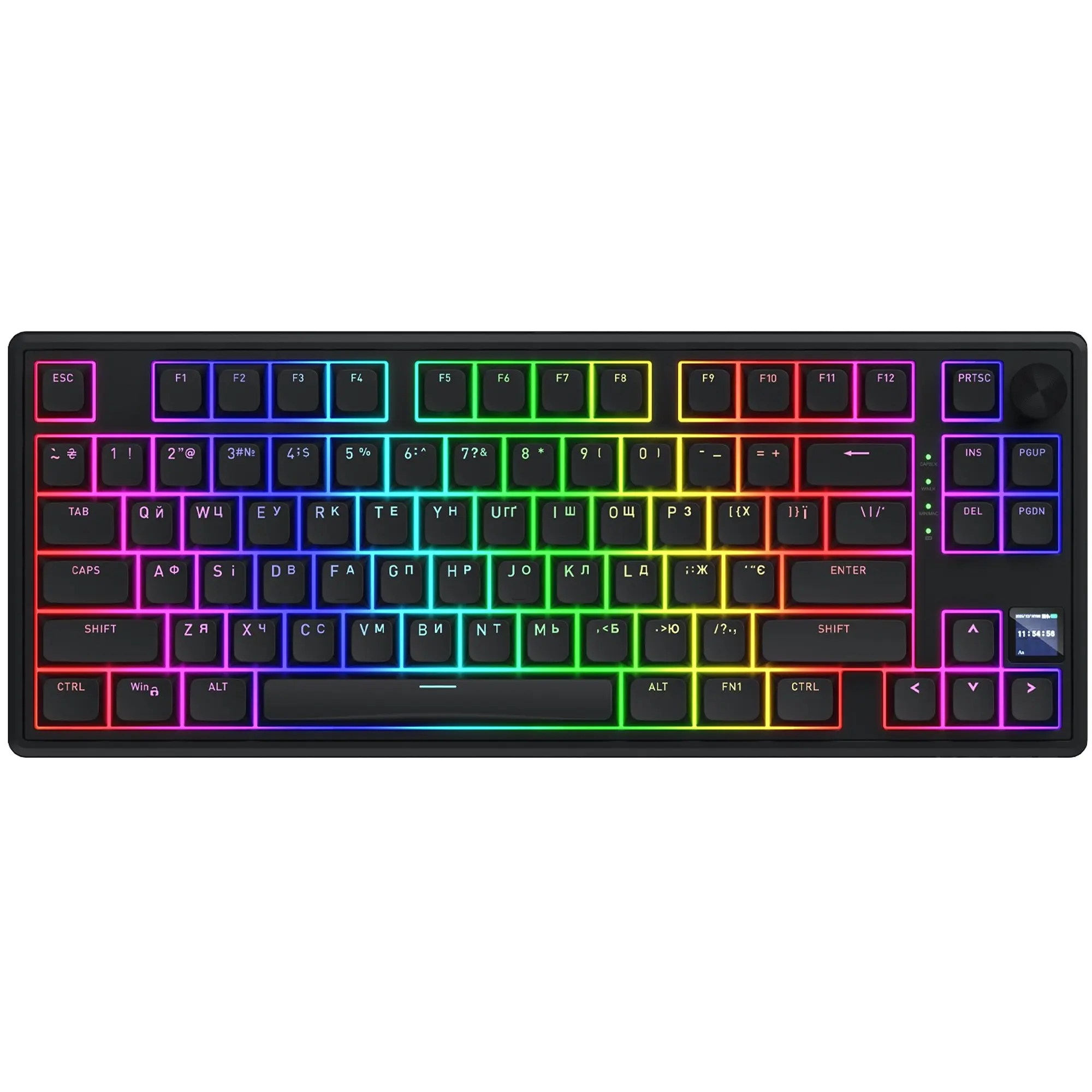 Купити Клавіатура HATOR Skyfall 80 PRO Wireless Black (HTK4181UA) - фото 1