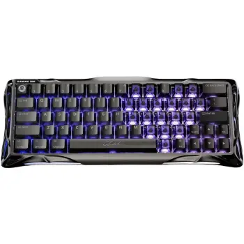 Купить Клавиатура GravaStar Mercury V60 Pro Blackcore 8k RGB GunMetal (GSV60PRO_XTAL_BLK) - фото 1