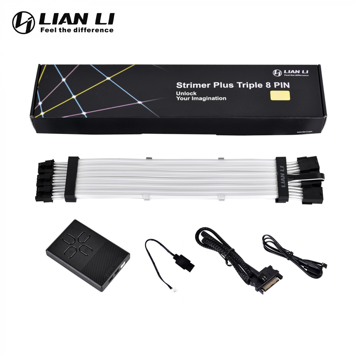 Купити Кабель для ПК LIAN LI ARGB Strimer plus 3x8 pin VGA Extension cable (G89.PW12-V2.00) - фото 4