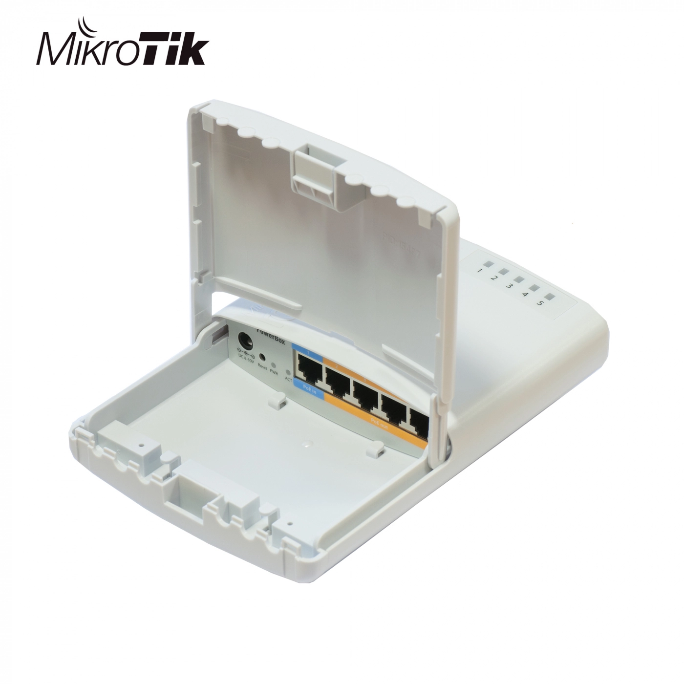 Купити Маршрутизатор MikroTik PowerBox (RB750P-PBr2) - фото 2