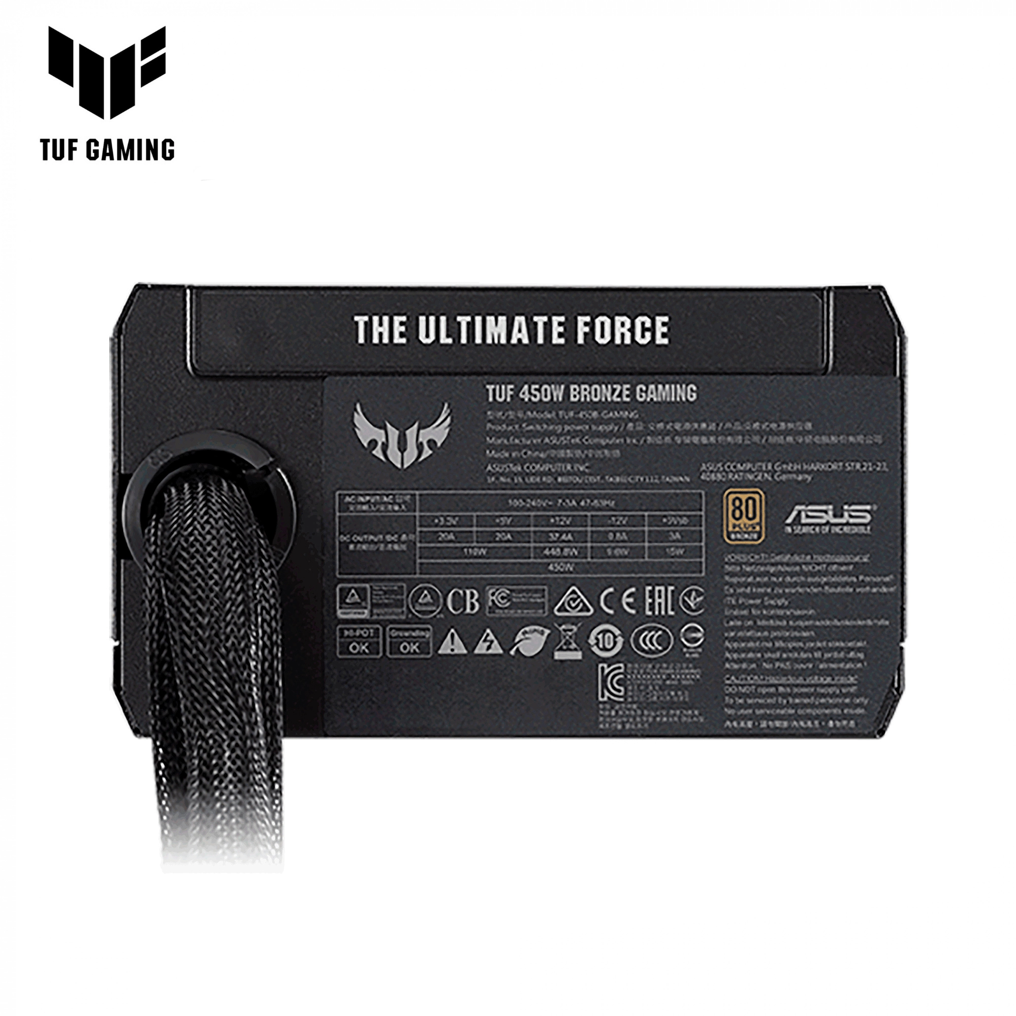 Купить Блок питания ASUS TUF 450W 80+ Bronze - фото 4