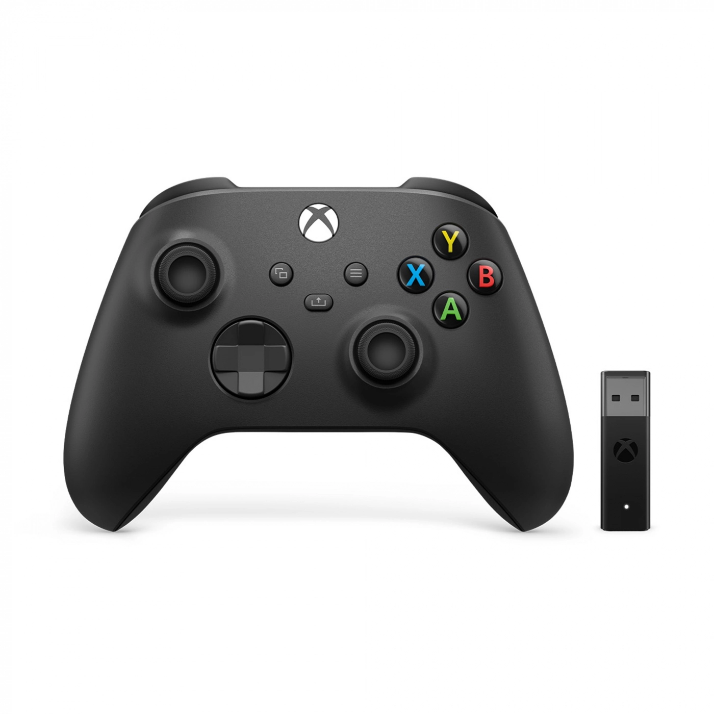 Купити Геймпад Microsoft XboxSeries X | S Wireless Controller Carbon Black plus Adapter - фото 1
