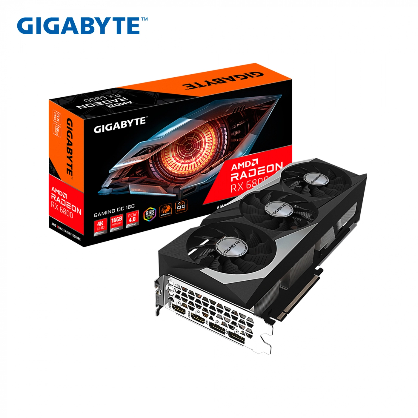 Купить Видеокарта GIGABYTE Radeon RX 6800 GAMING OC 16G - фото 8