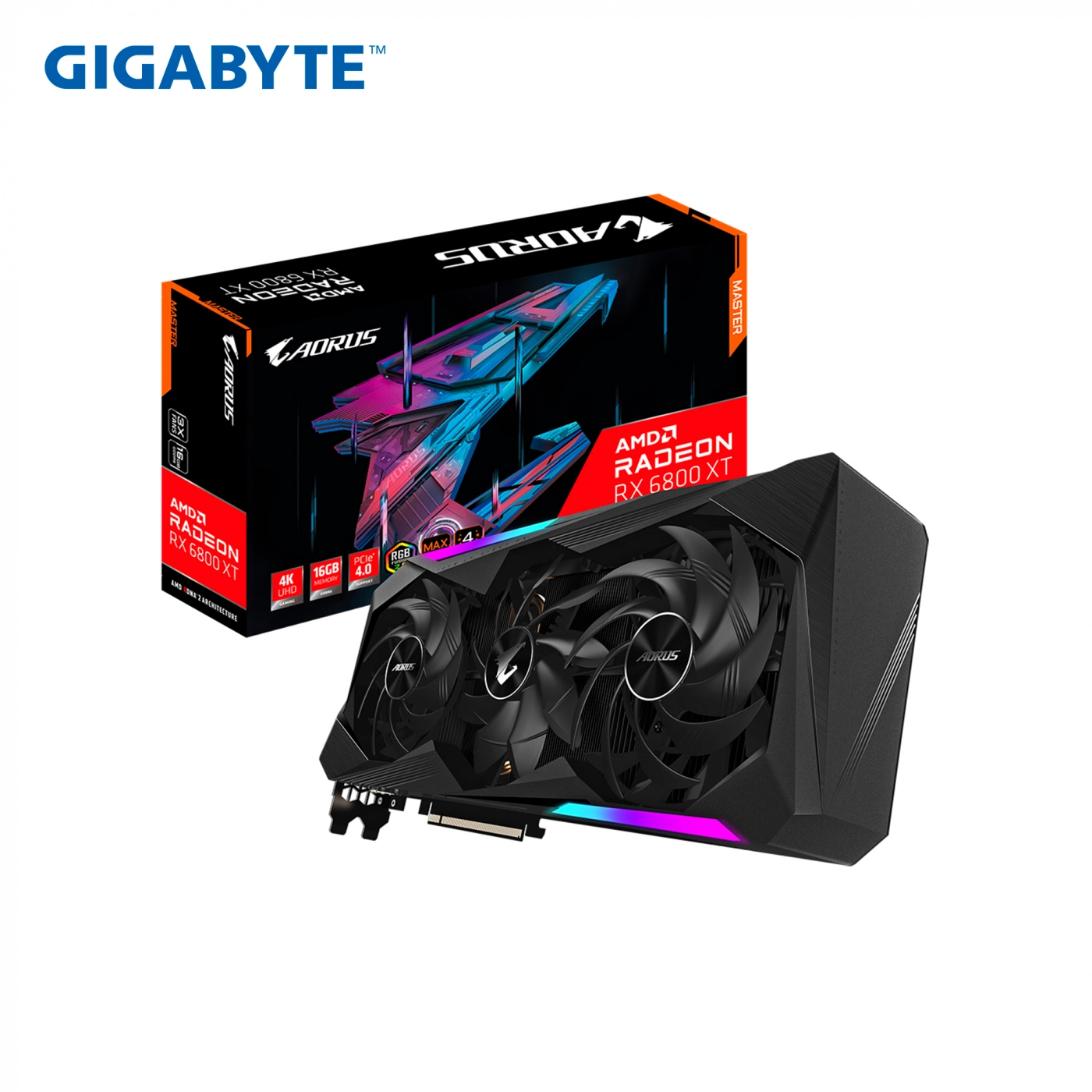 Купити Відеокарта GIGABYTE Radeon RX 6800 XT AORUS MASTER 16GB - фото 9