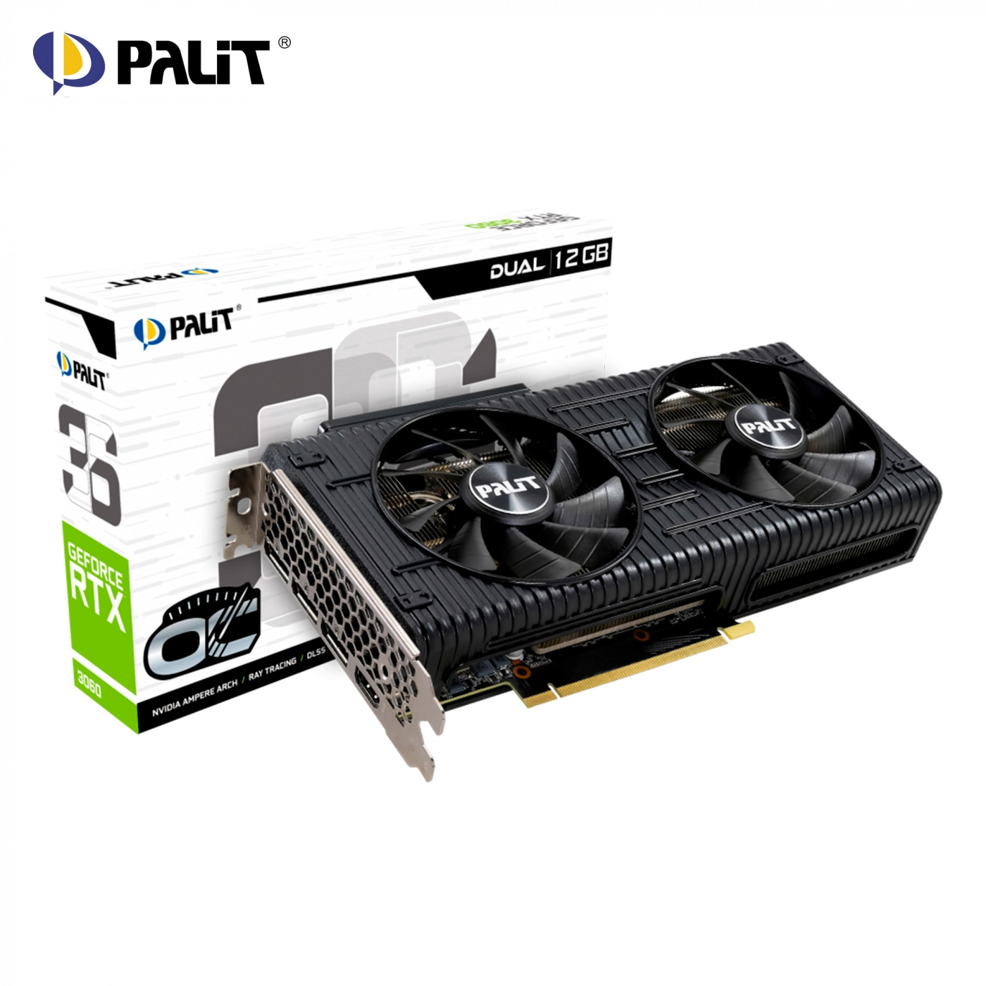Купить Видеокарта Palit GeForce RTX 3060 12GB GDDR6 Dual OC - фото 9