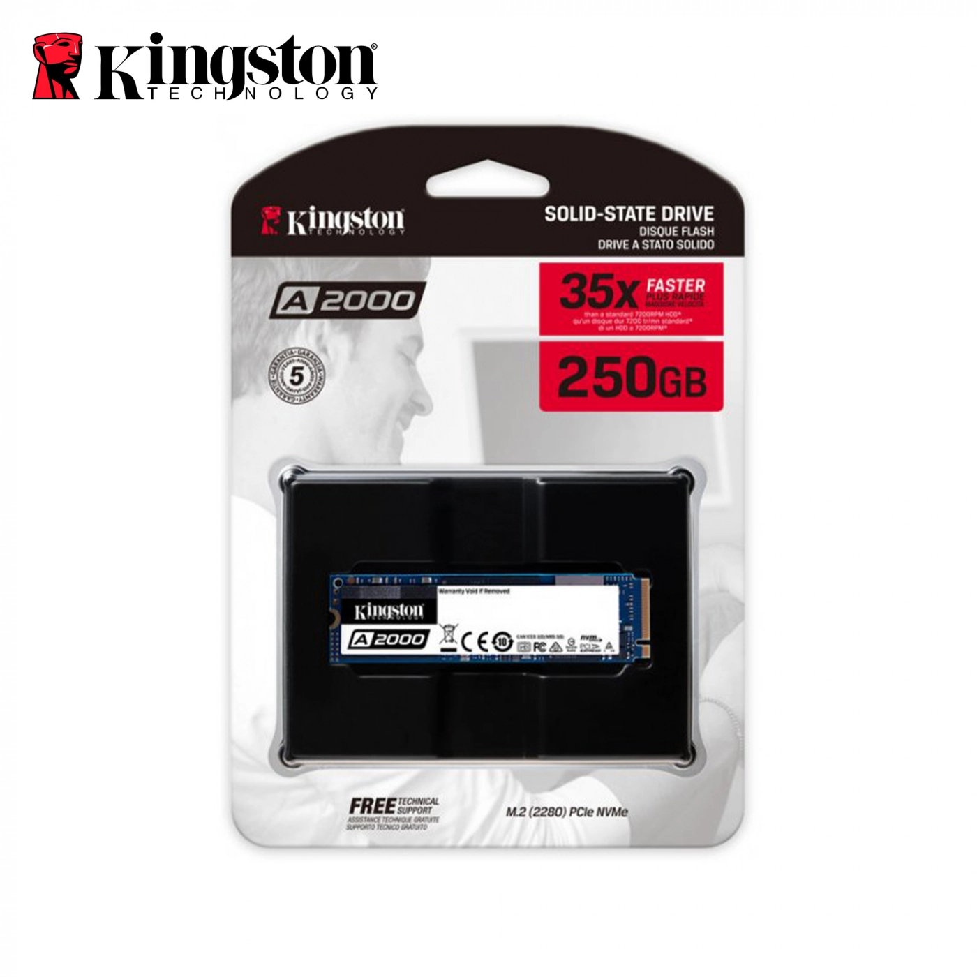 Купить SSD Kingston A2000 SA2000M8/250G 250 ГБ - фото 3