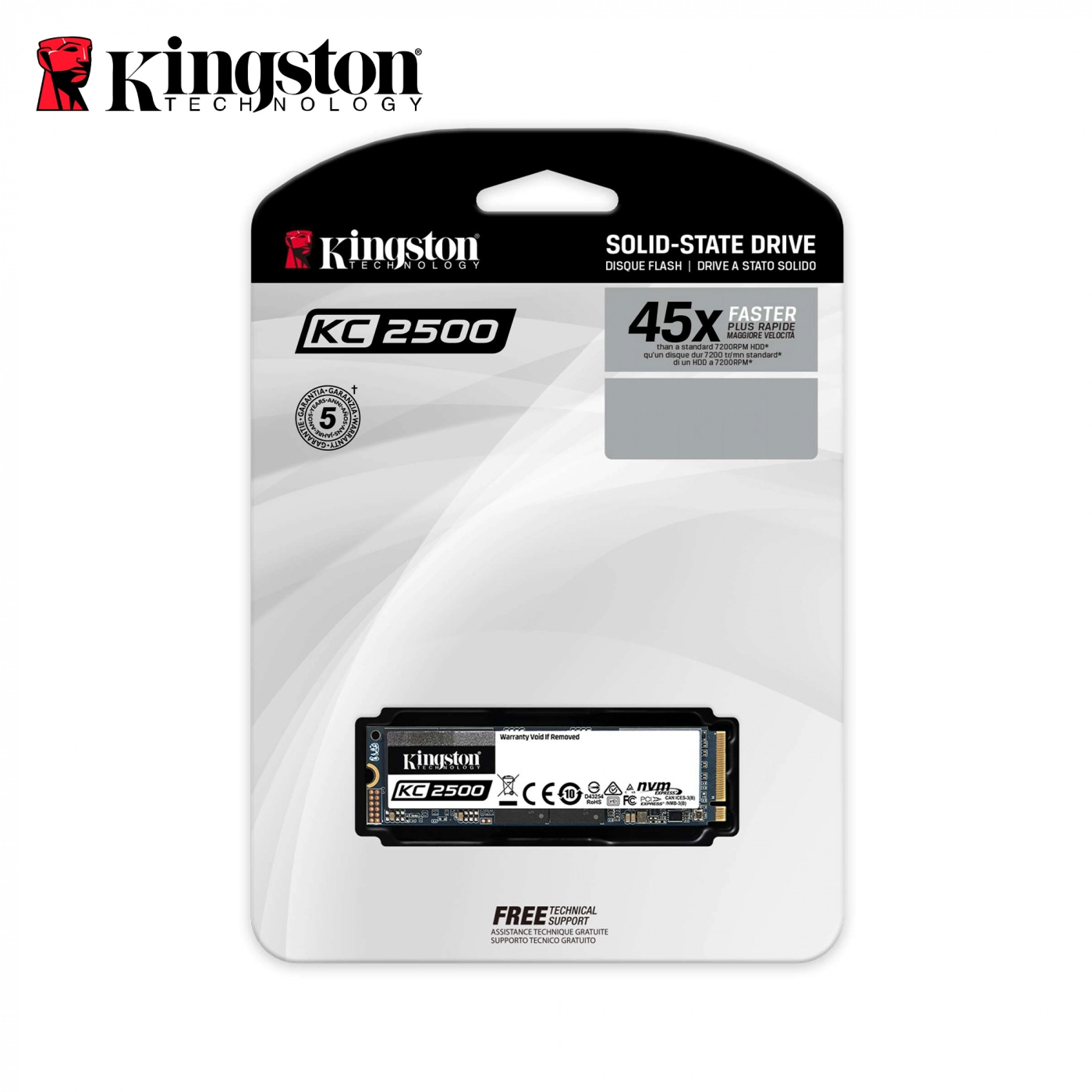 Купить SSD Kingston KC2500 SKC2500M8/250G 250 ГБ - фото 3
