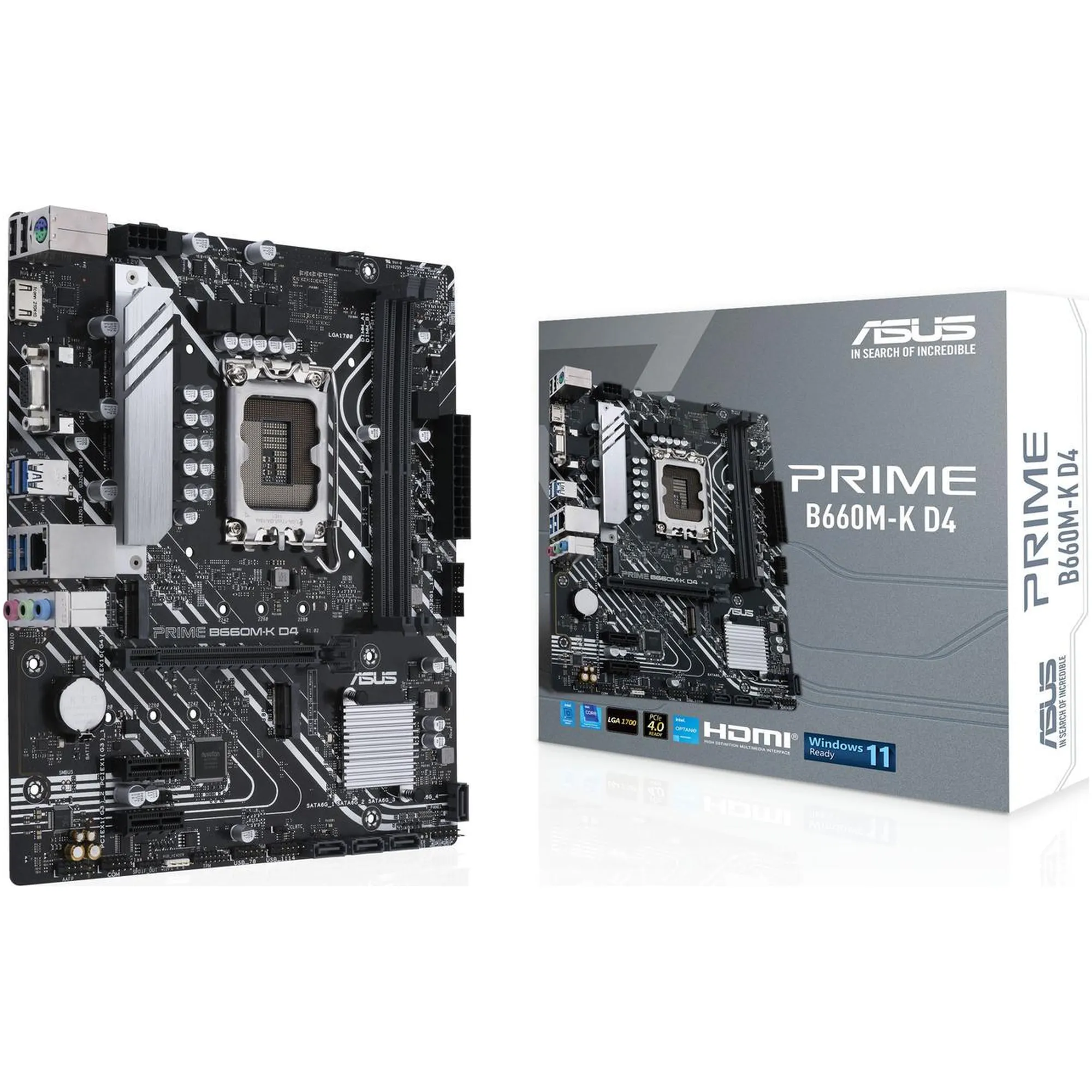 Купити Материнська плата ASUS PRIME B660M-K D4 - фото 1