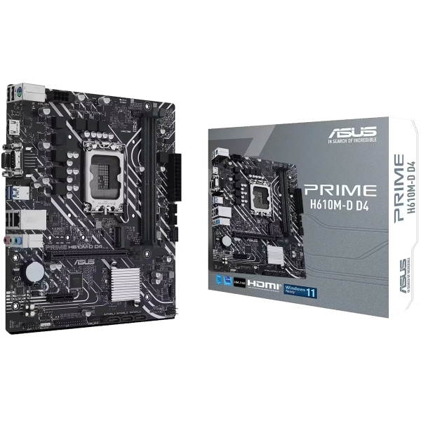 Купити Материнська плата ASUS PRIME H610M-D D4 - фото 1