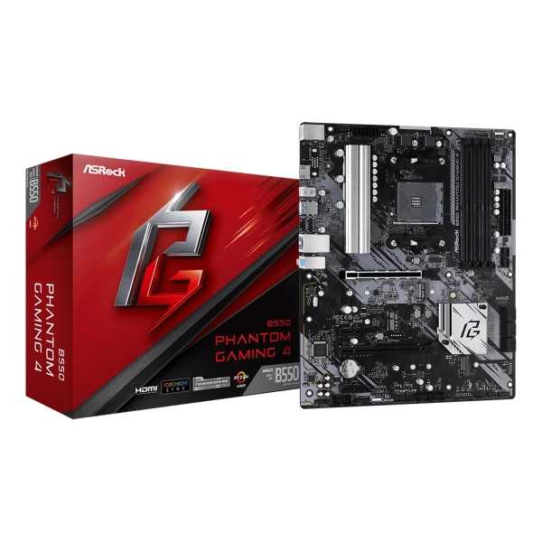 Купить Материнская плата ASRock B550 Phantom Gaming 4 - фото 1