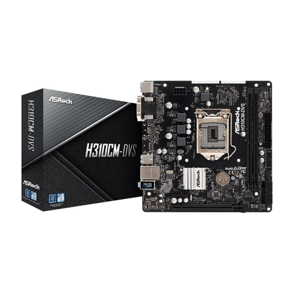 Купить Материнская плата ASRock H310CM-DVS - фото 1