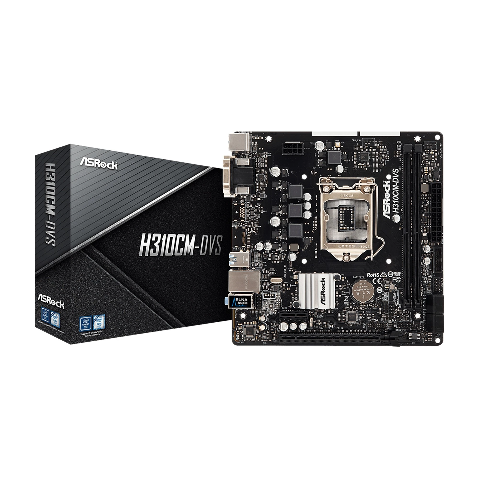 Купить Материнская плата ASRock H310CM-DVS - фото 1